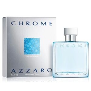 Azzaro Chrome Eau de Toilette Spray 1.7 Fl Oz 50 mL Mens Cologne Fragrance